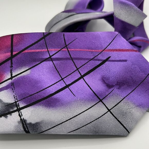 Jerry Garcia 100%Silk necktie; Collection Fifty Nine “ Poet Absorb the War”. - Picture 4 of 6